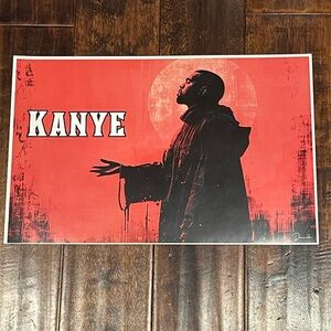 KANYE POSTER 17x11 Print Only